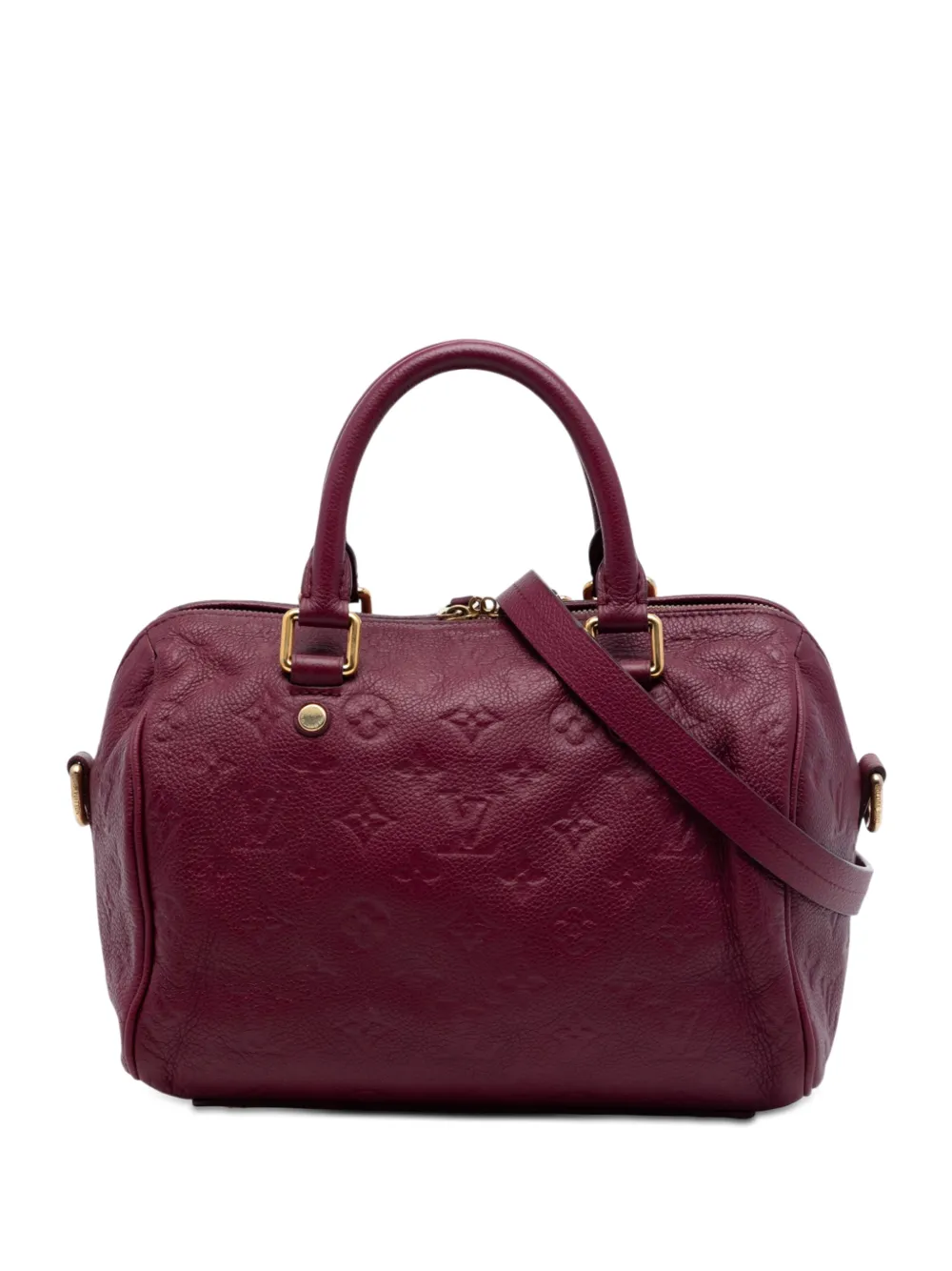 Louis Vuitton Pre-Owned Borsa a tracolla Speedy Bandouliere 25 con monogramma 2014 - Rosso