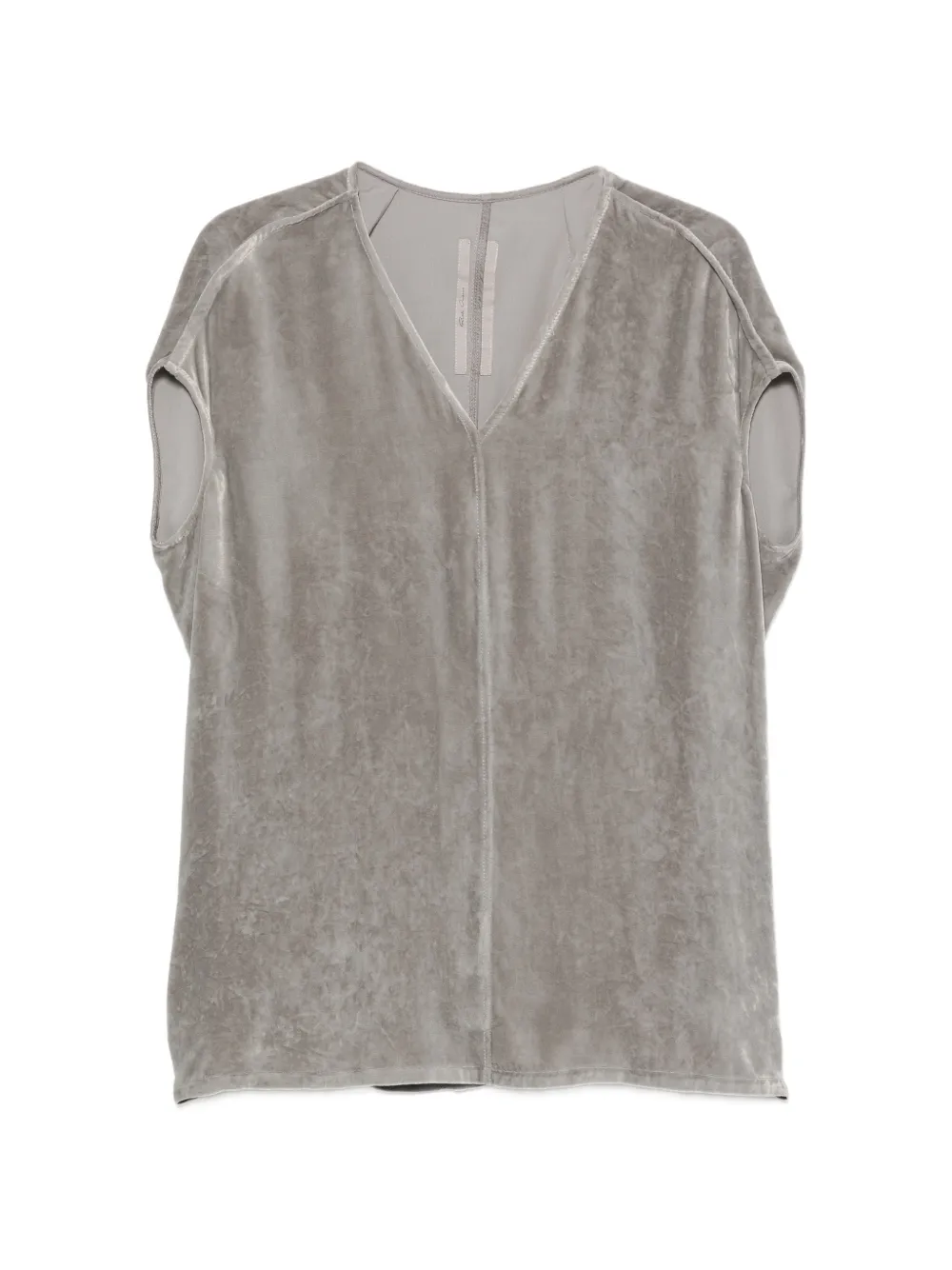 Rick Owens V-neck blouse - Grigio