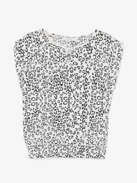 Balmain Pre-Owned 2010s leopard-pattern T-shirt