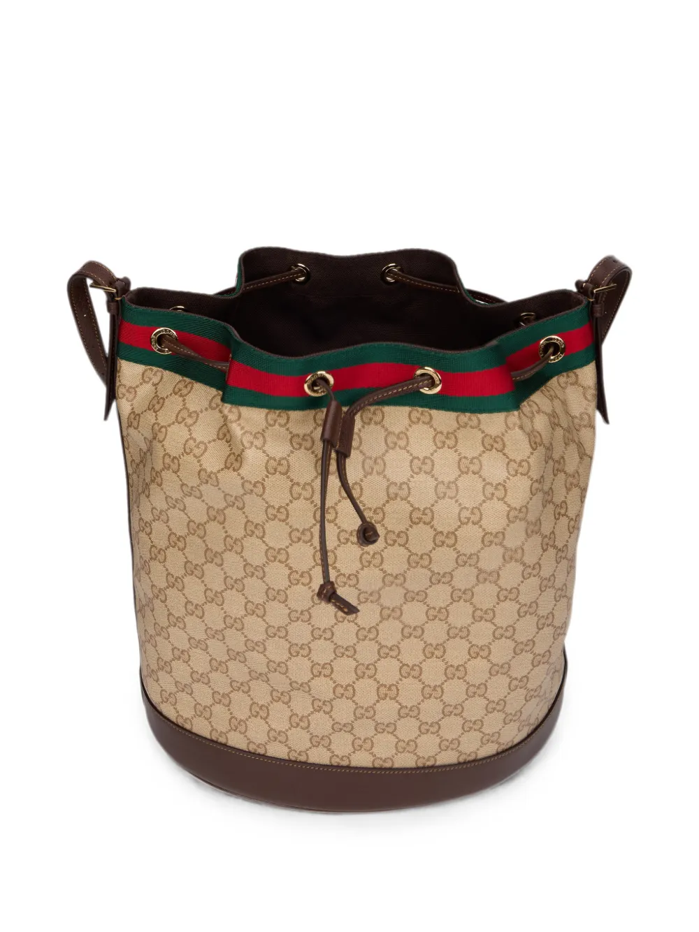 Gucci Grote Venice bucket-tas Beige