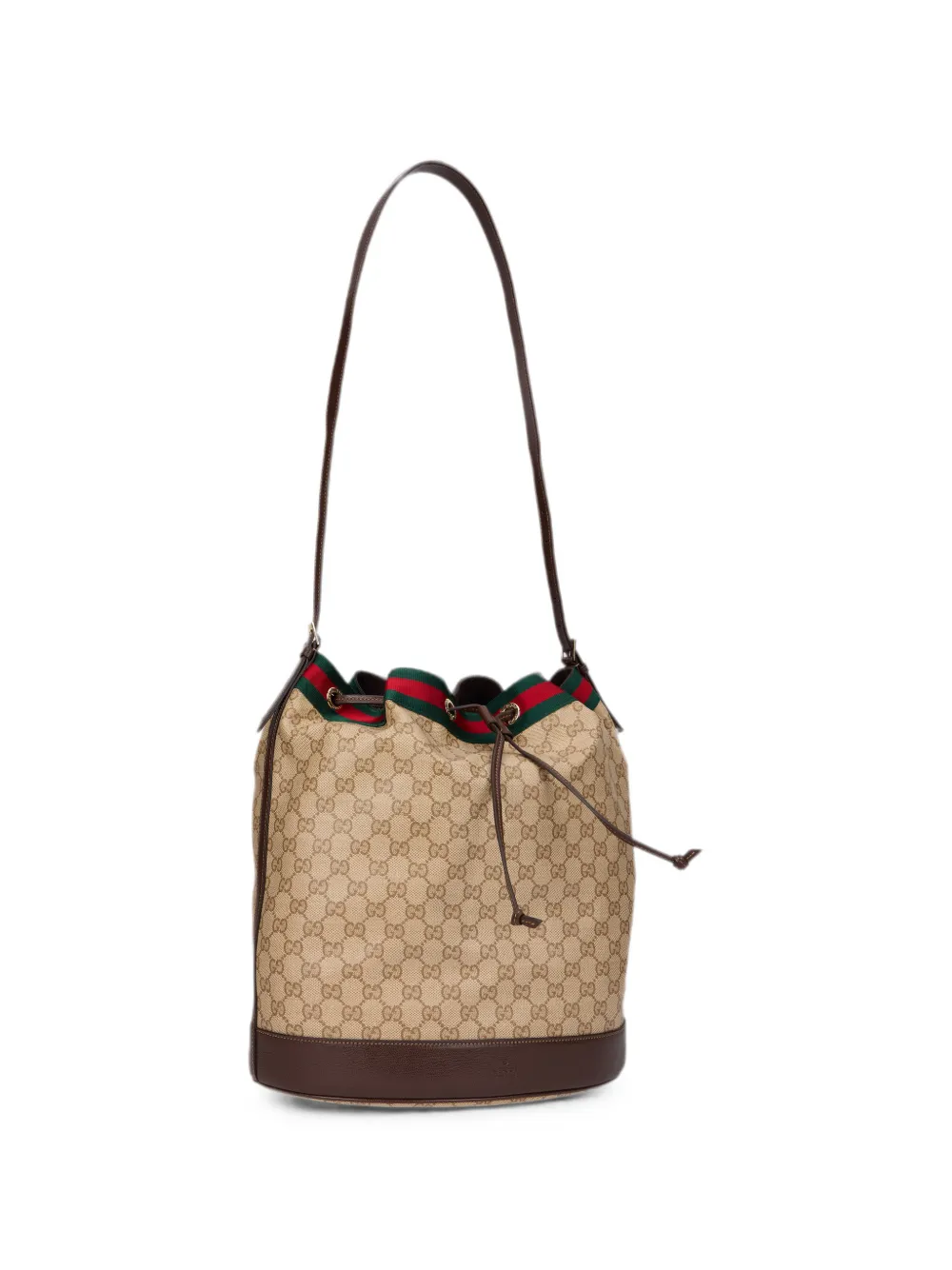 Gucci Grote Venice bucket-tas Beige