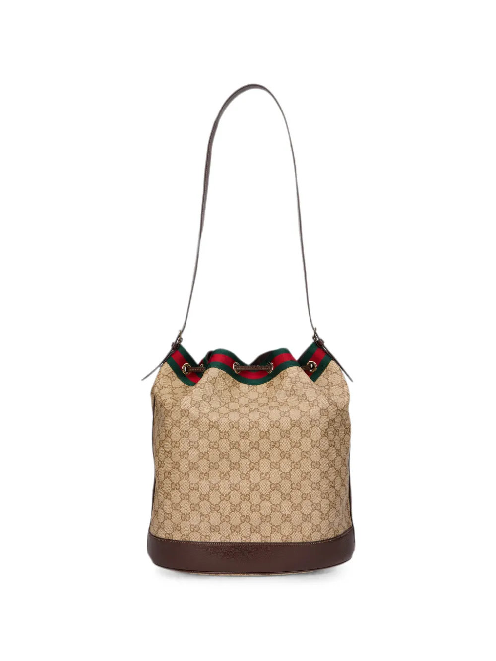 Gucci Grote Venice bucket-tas Beige