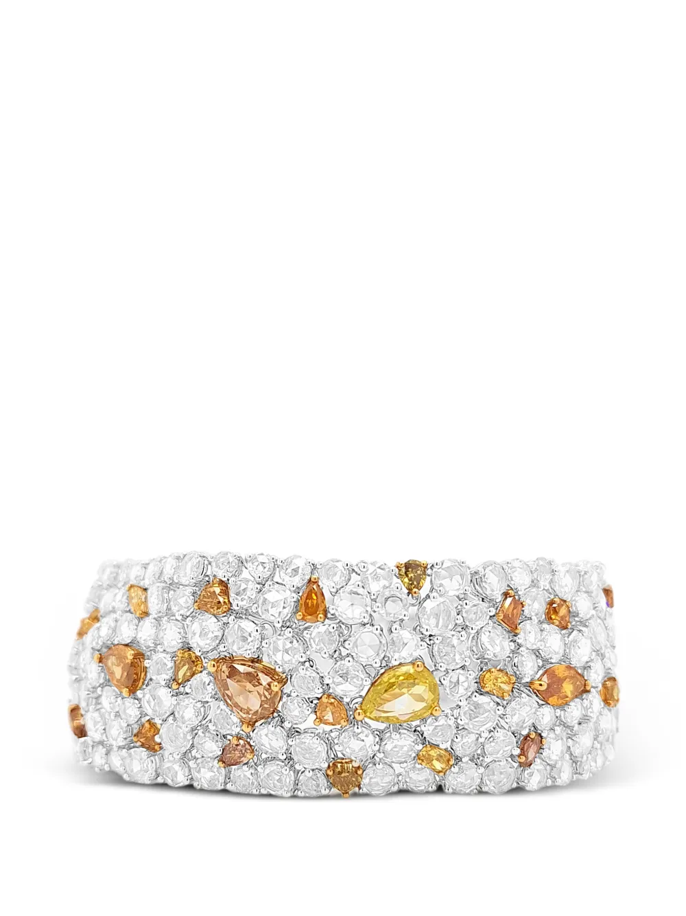 HYT Jewelry white diamond bracelet - Argento