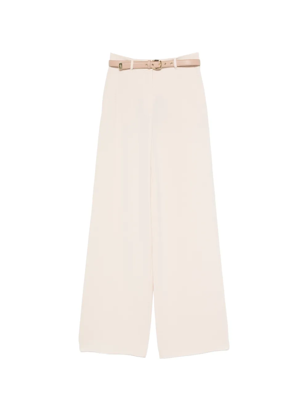 Max Mara Broek met wijde pijpen Beige