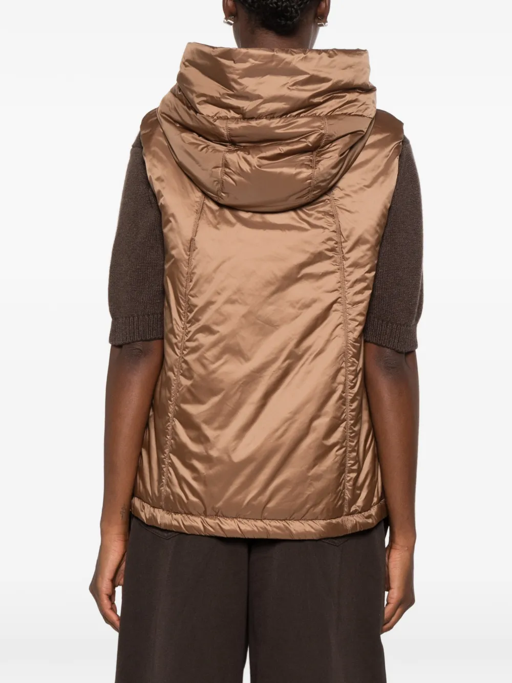 Max Mara Greengo gewatteerde top Bruin
