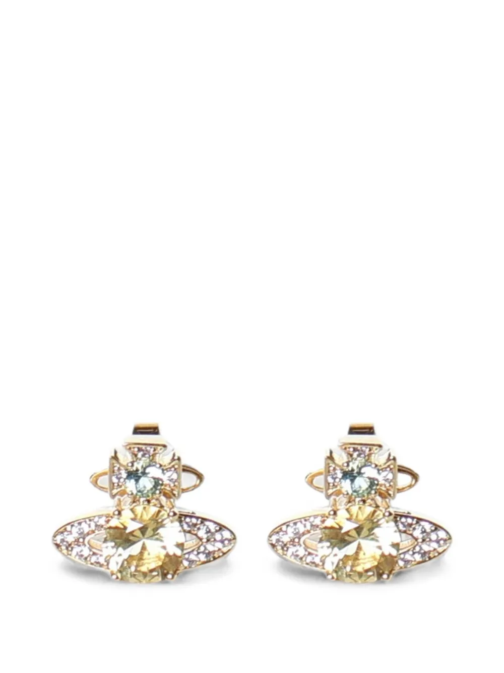 Vivienne Westwood Orb crystal-embellished earrings - Gold