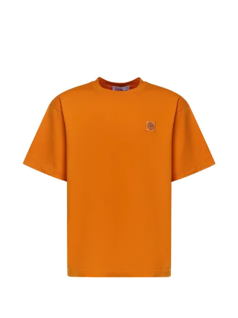 Stone Island Combed logo-patch T-shirt