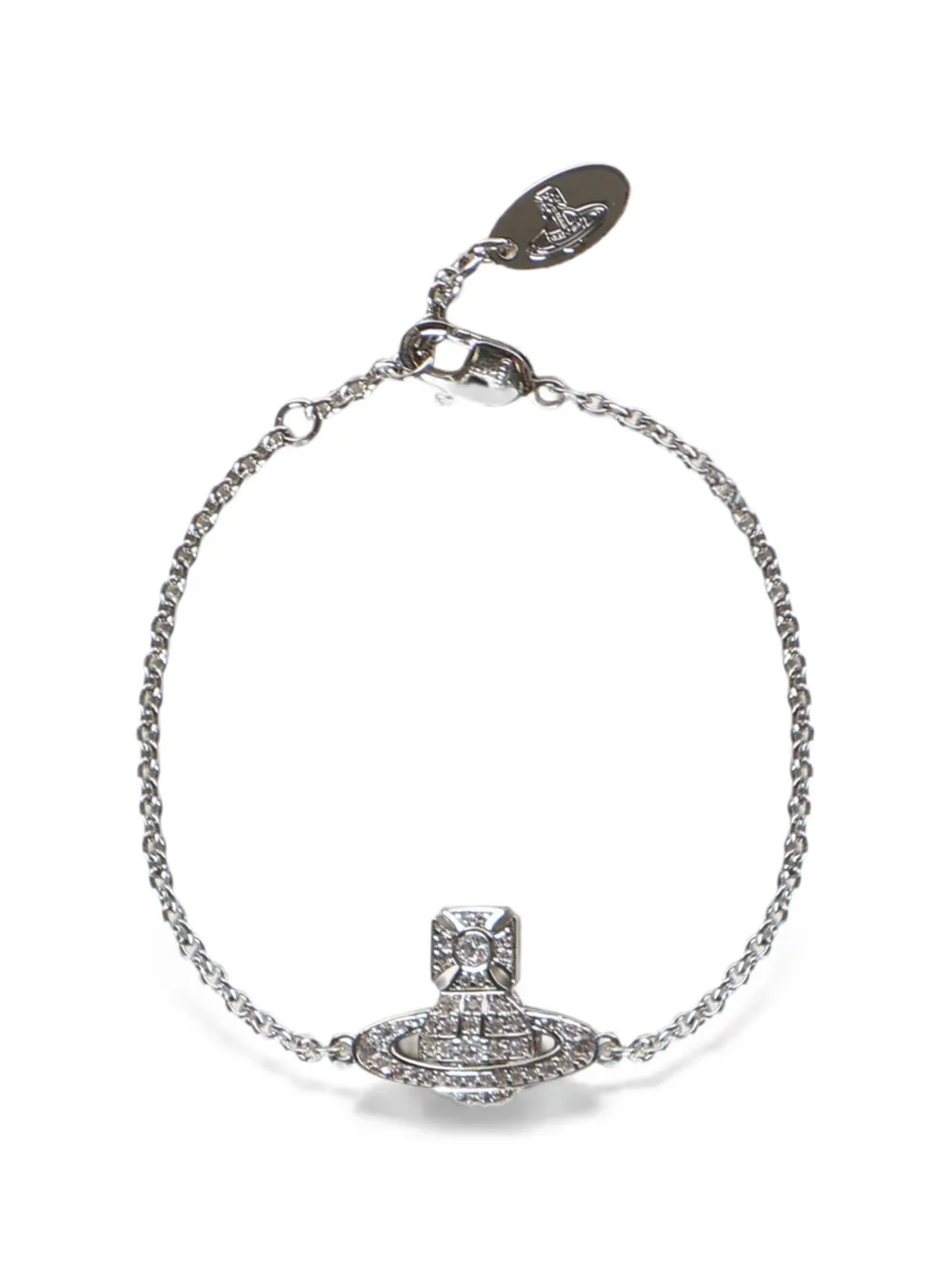 Vivienne Westwood Orb crystal-embellished bracelet - Argento