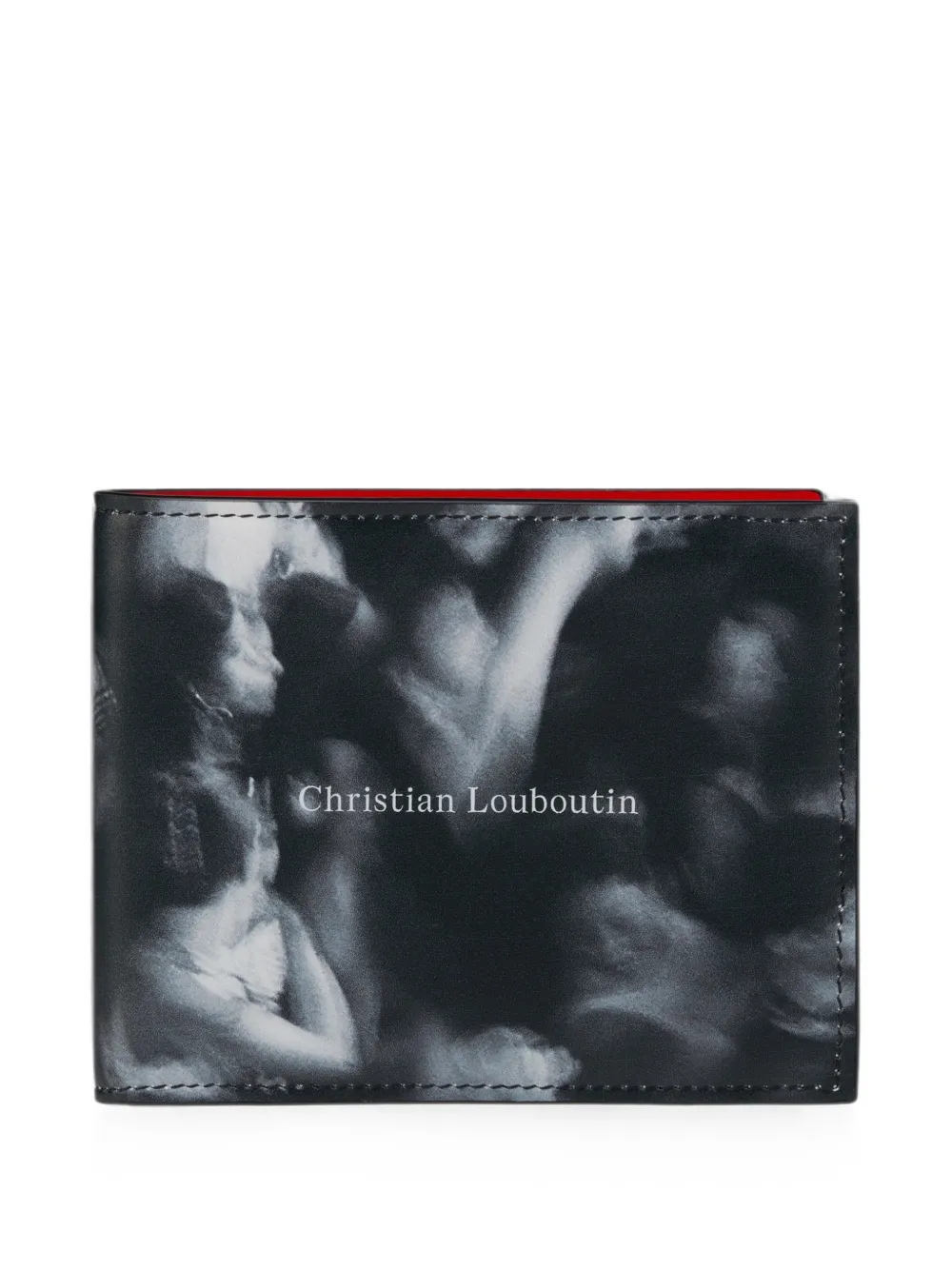 Christian Louboutin Canopy graphic-print bi-fold Wallet | Black