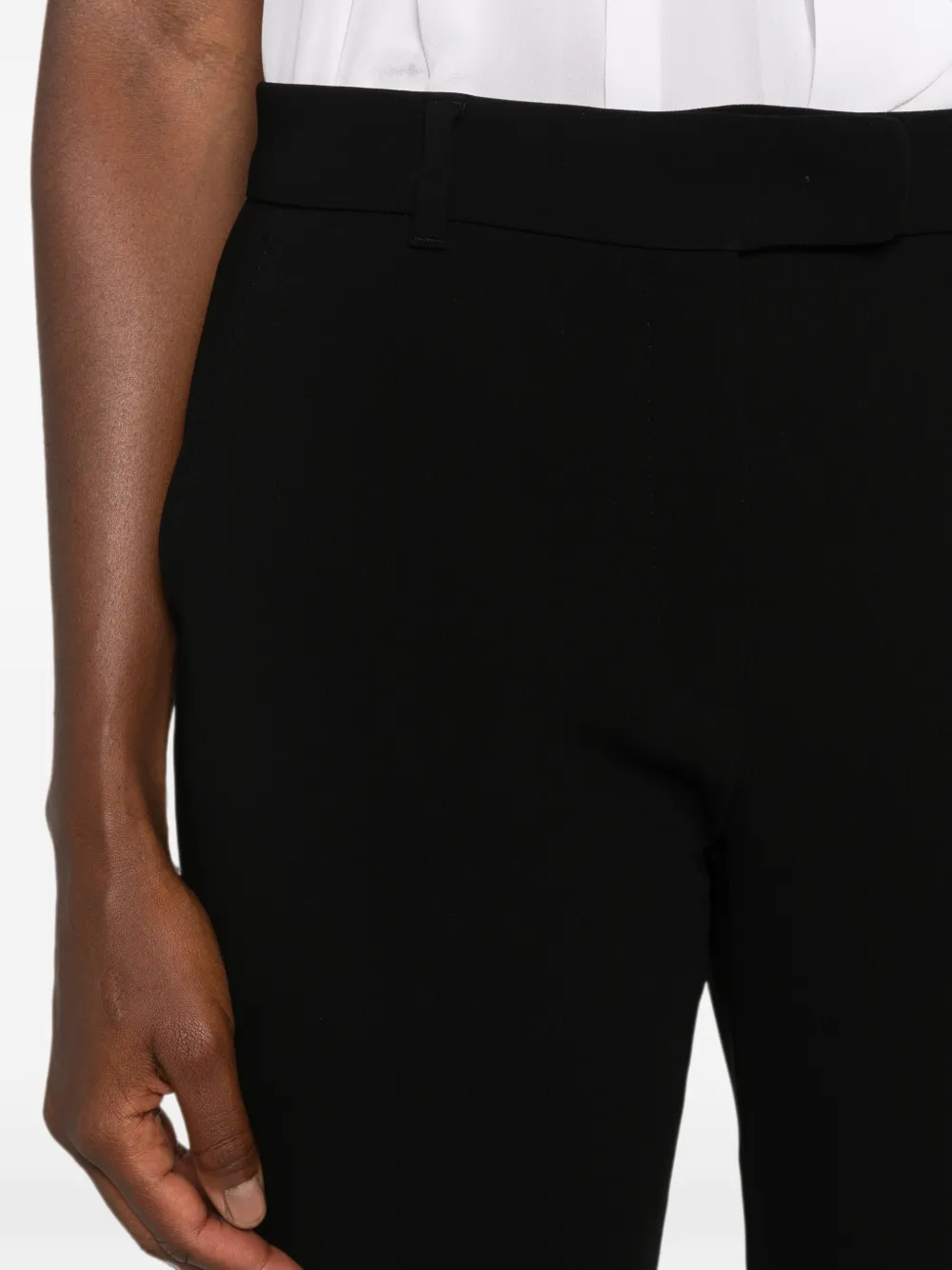 Max Mara Broek met riemlussen Zwart