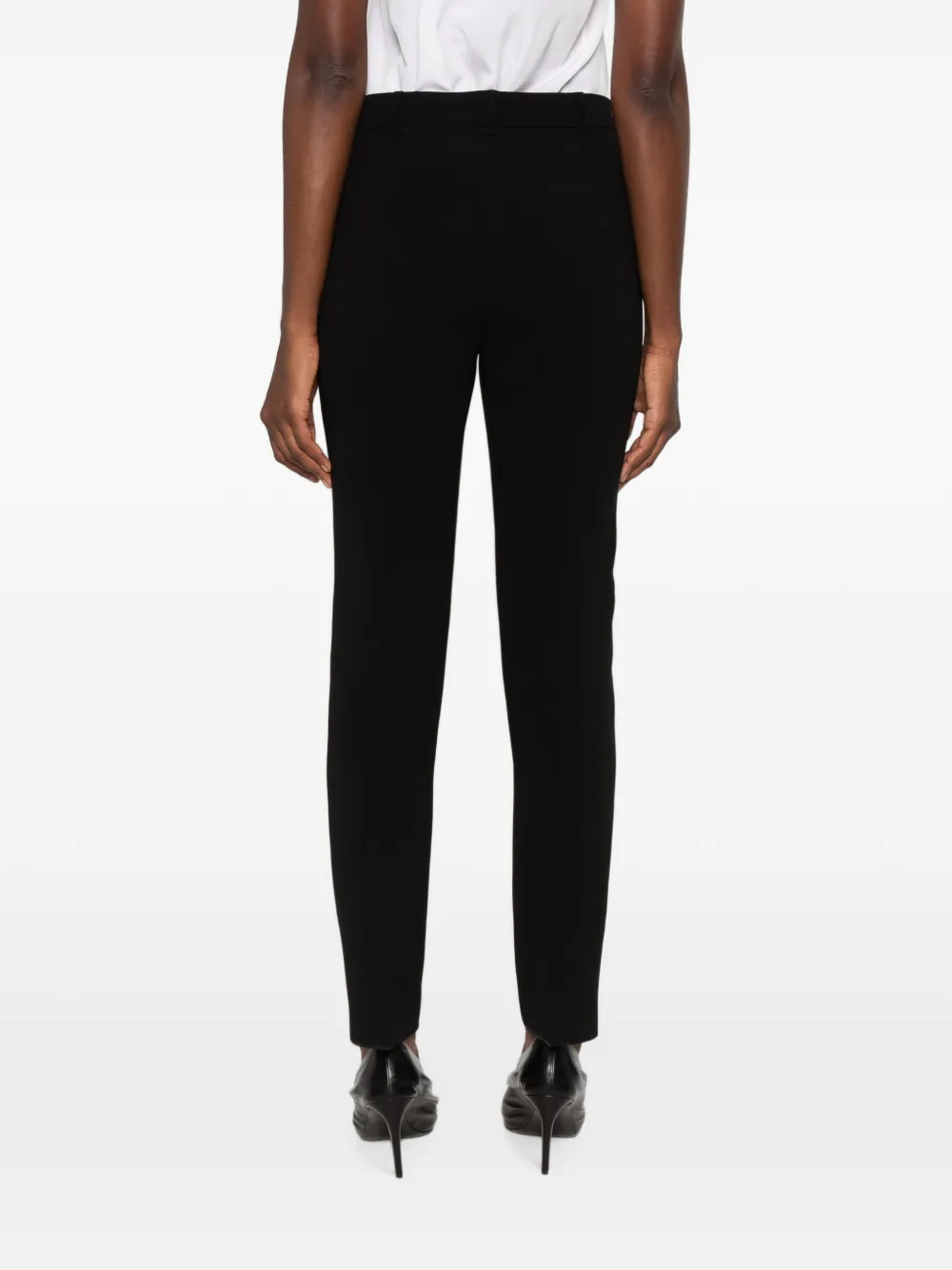 Max Mara Broek met riemlussen Zwart