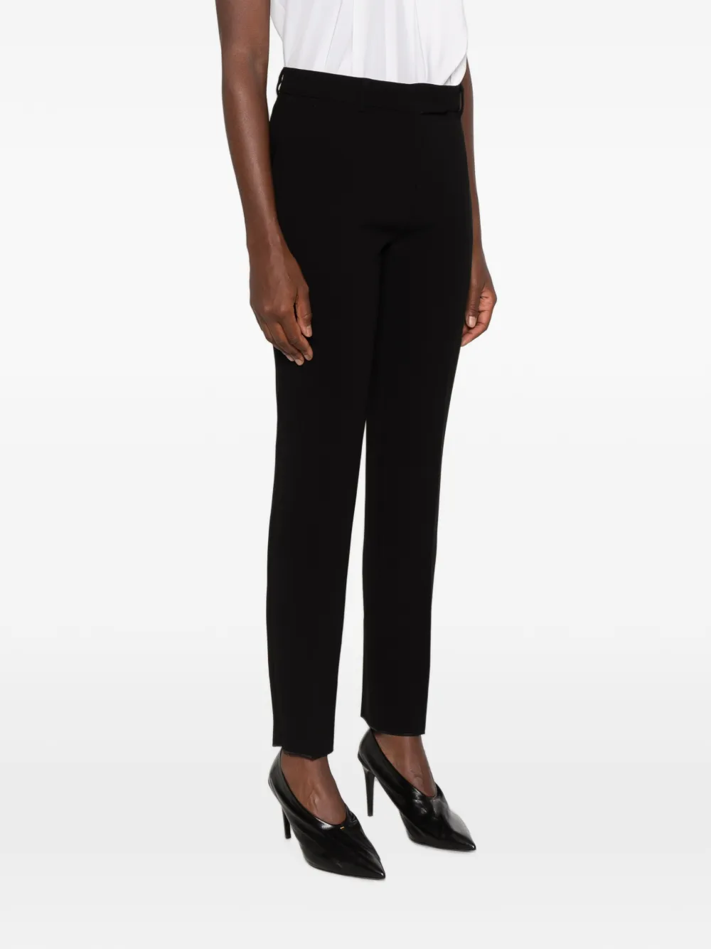 Max Mara Broek met riemlussen Zwart