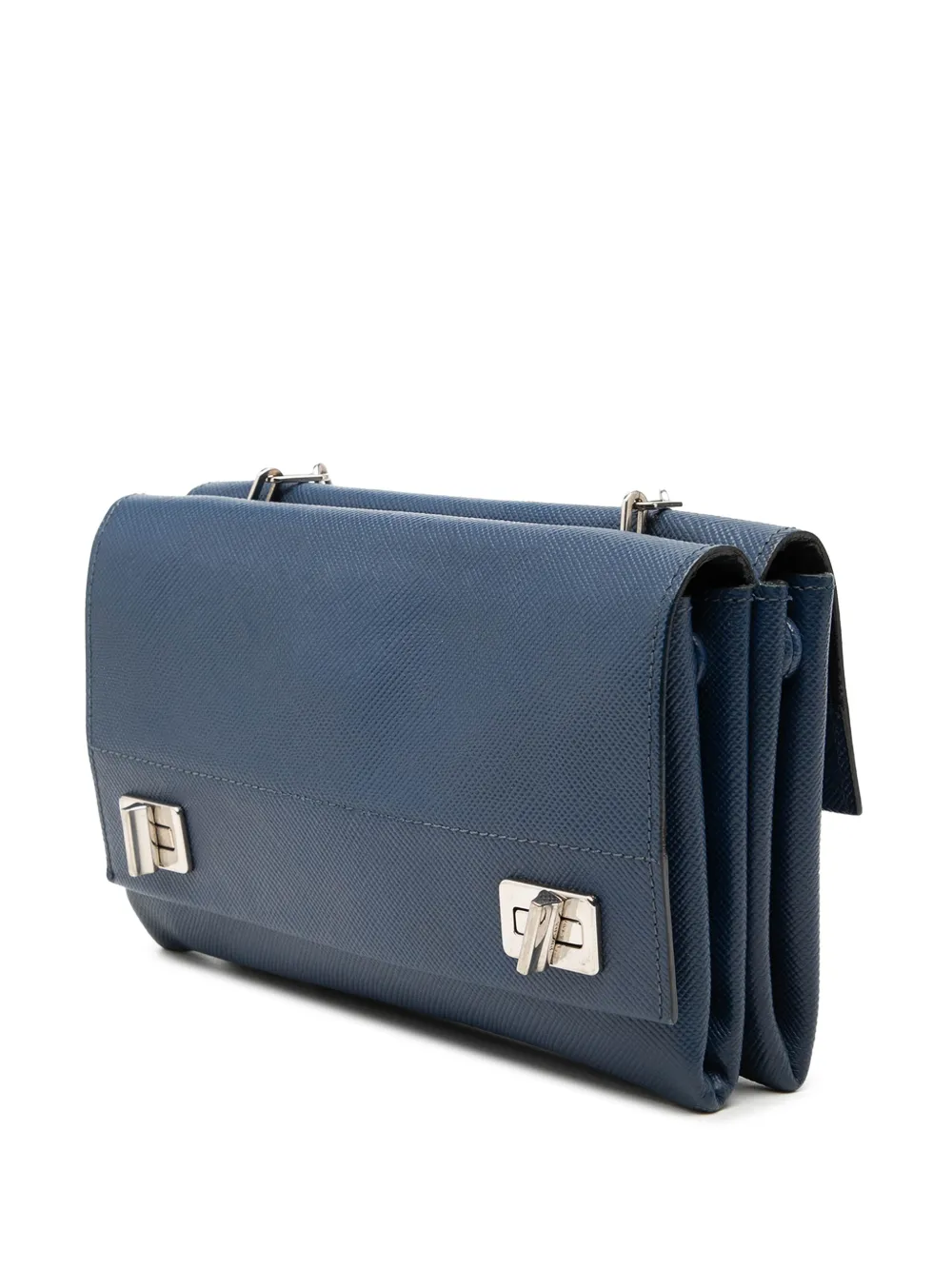 Prada Pre-Owned 2013-2026 サフィアーノレザー ダブルターンロック