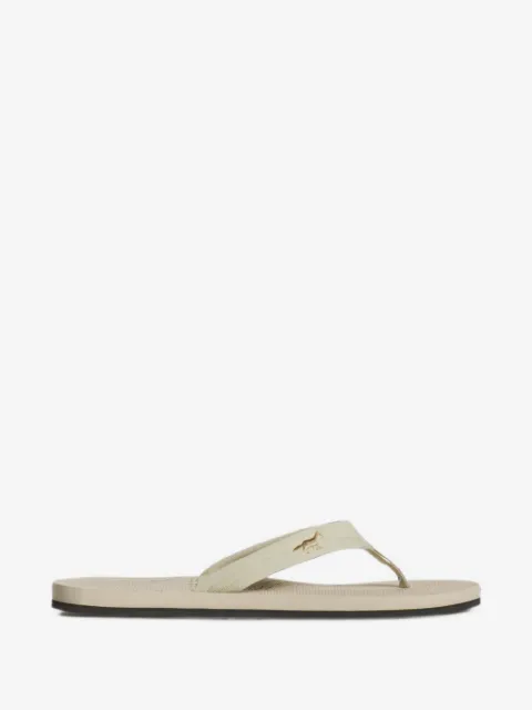 Maison Kitsuné x Indosole tongs Easy Living à patch renard
