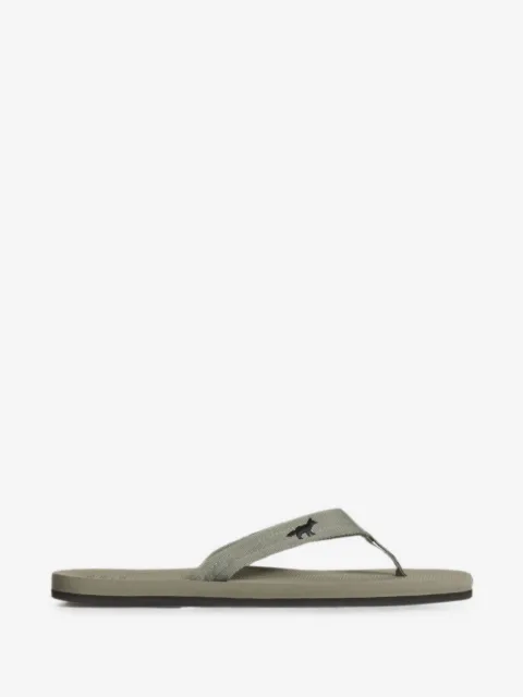 Maison Kitsuné x Indosole tongs Easy Living à patch