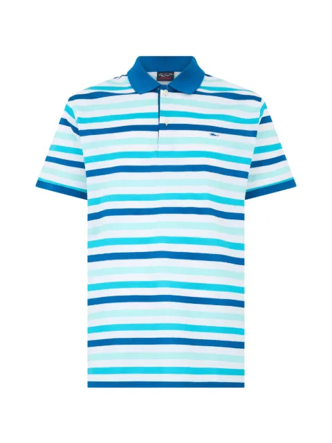 Paul & Shark striped cotton polo shirt
