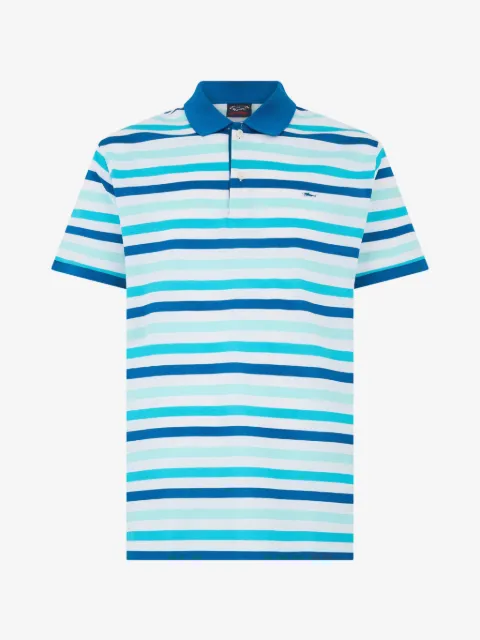 Paul & Shark striped cotton polo shirt