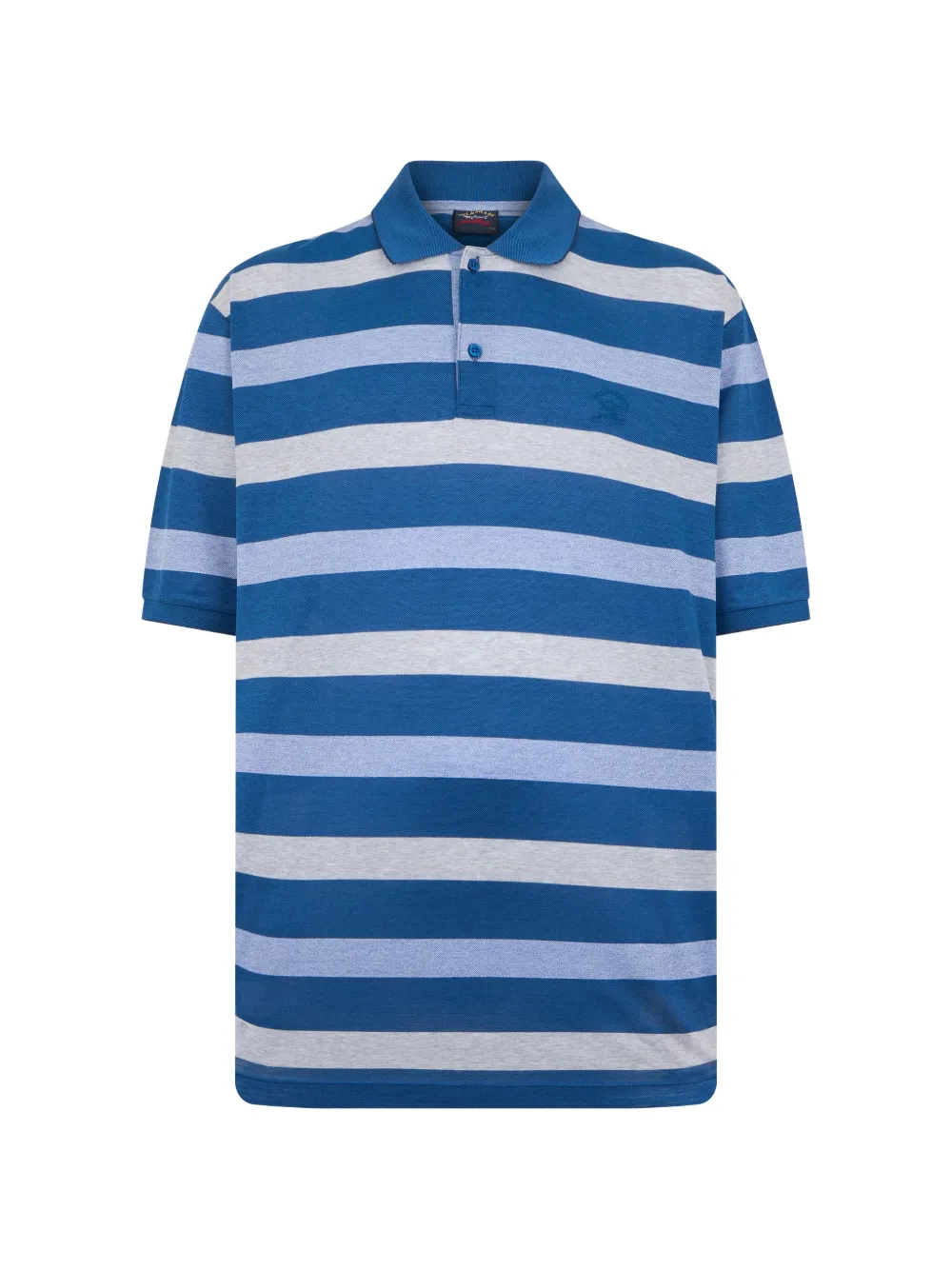 Paul & Shark Poloshirt met horizontale streep Blauw