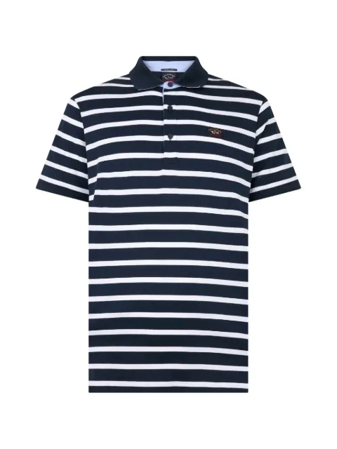 Paul & Shark striped short-sleeve polo shirt