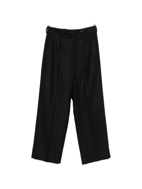 MM6 Maison Margiela pleated-design trousers