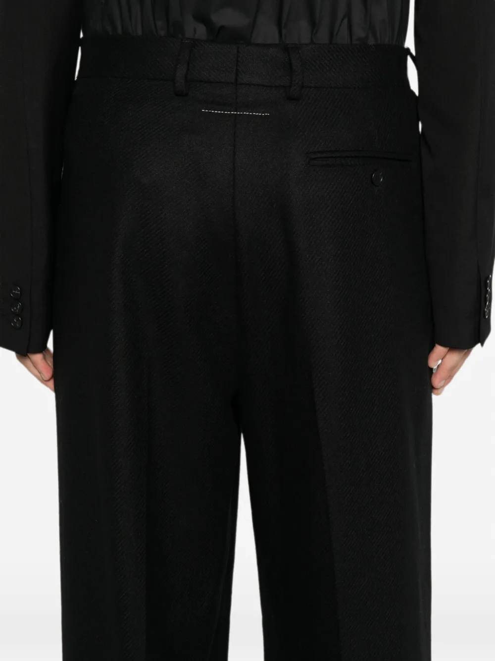 MM6 Maison Margiela Plooibroek Zwart