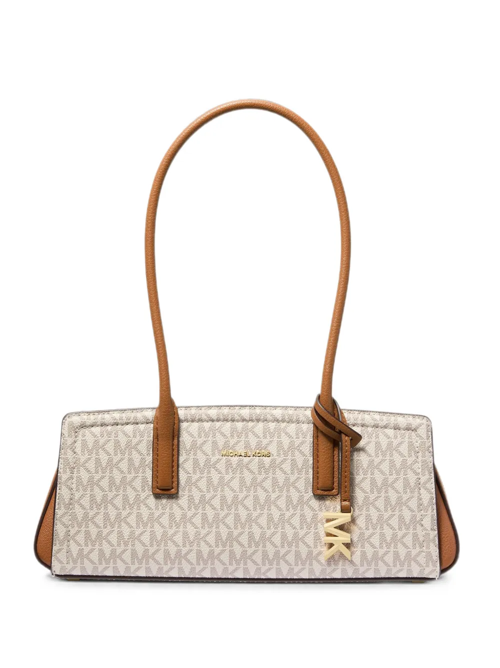 Michael Kors small Laila monogram-print East-West bag - Nude