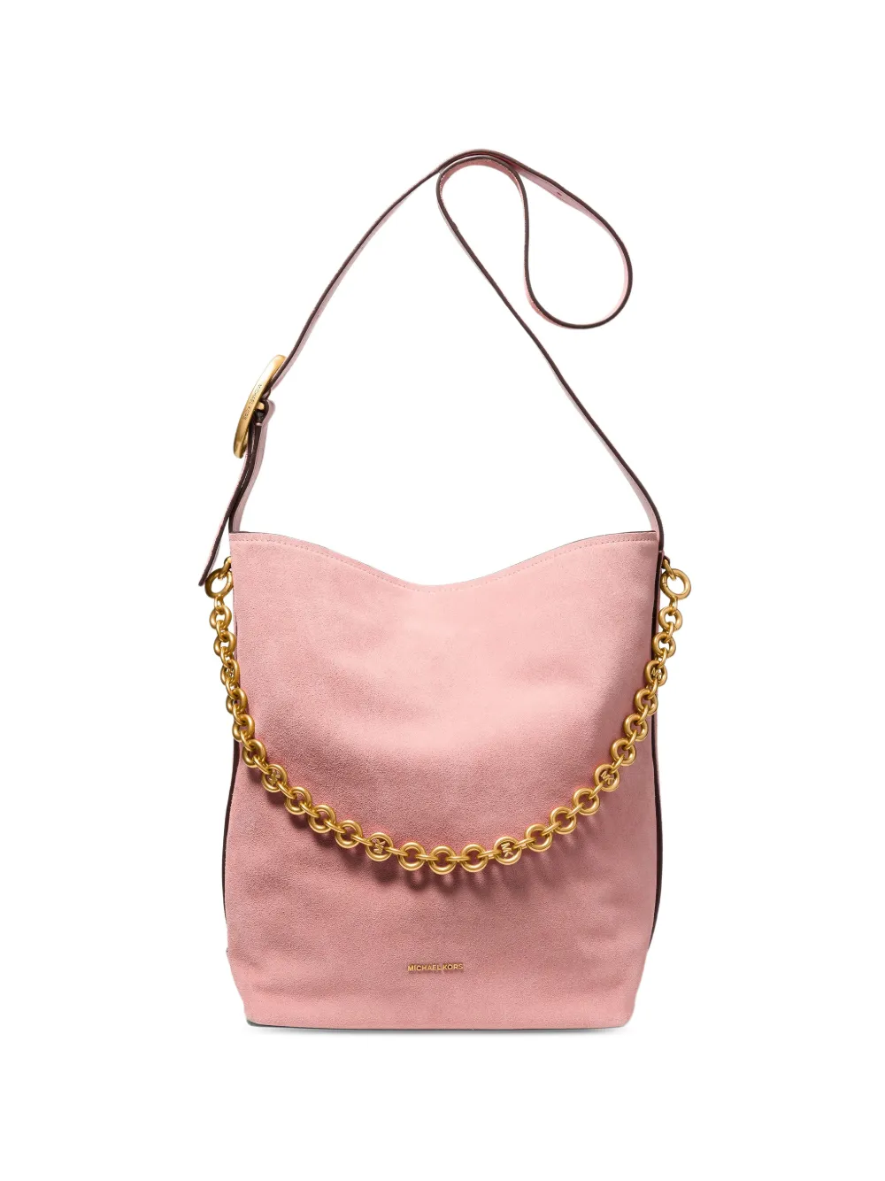Michael Kors large Nolita suede shoulder bag - Rosa