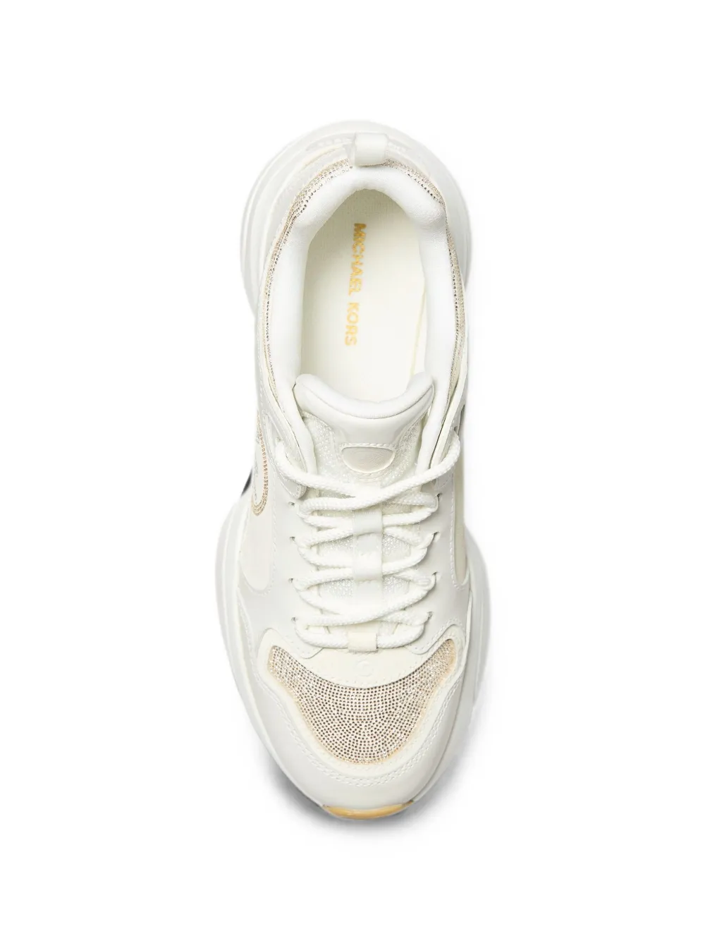 Michael Kors Bowie panelled sneakers Wit