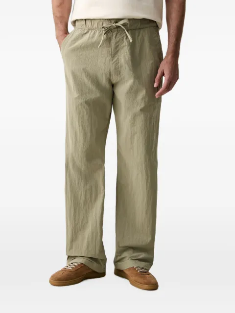 Michael Kors pantalones rectos con cordones en la pretina