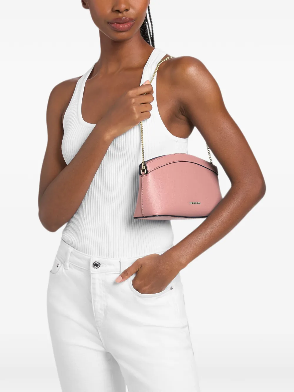 Michael Kors Kleine Athena clutch Roze