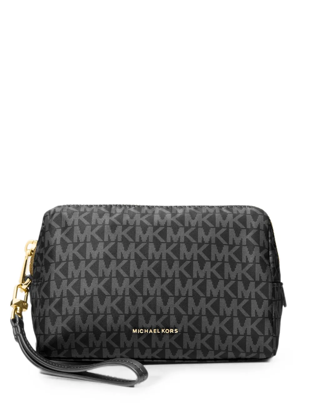 Michael Kors Trousse make up Zadie piccola con logo - Nero
