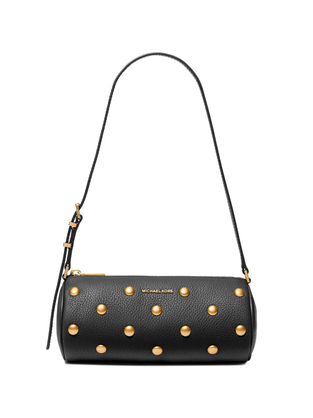 Michael Kors small Izzy studded leather shoulder bag - Nero