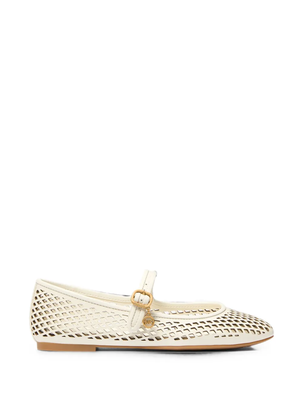 Michael Kors Nellie Flex laser-cut ballet flats Beige