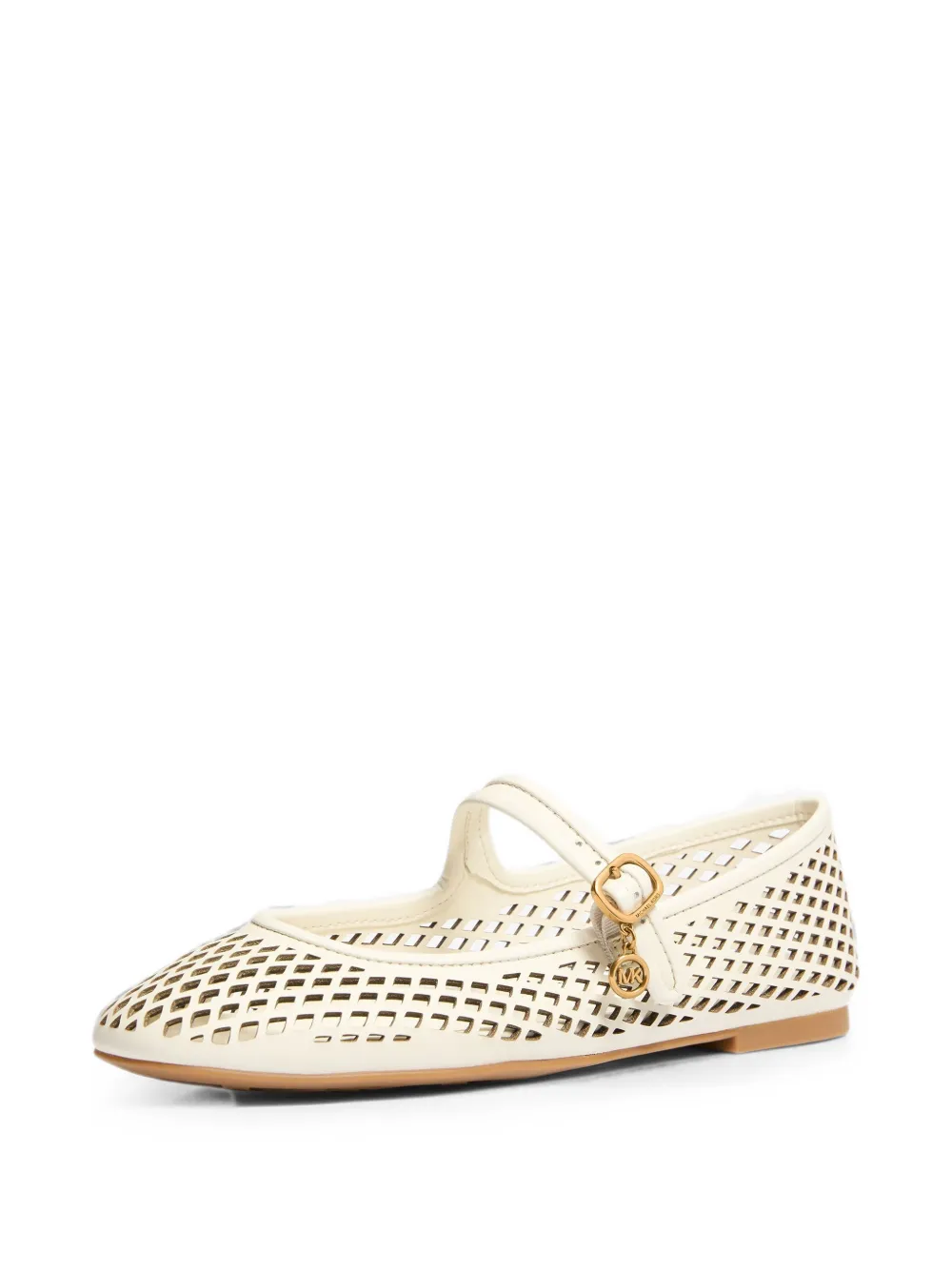 Michael Kors Nellie Flex laser-cut ballet flats Beige