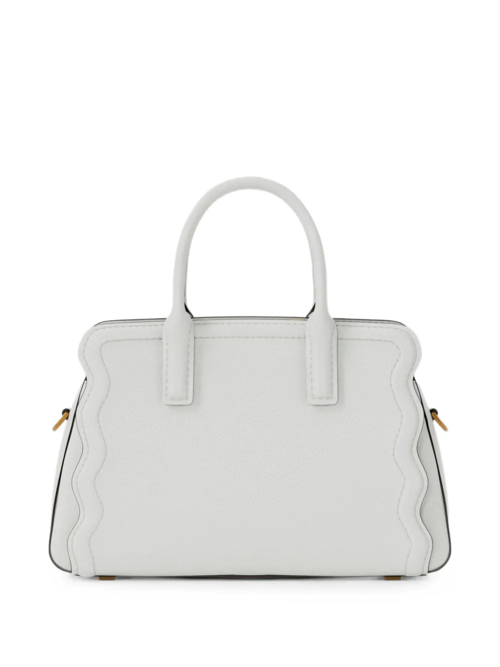 Michael Kors Extra kleine Laila leren shopper Wit