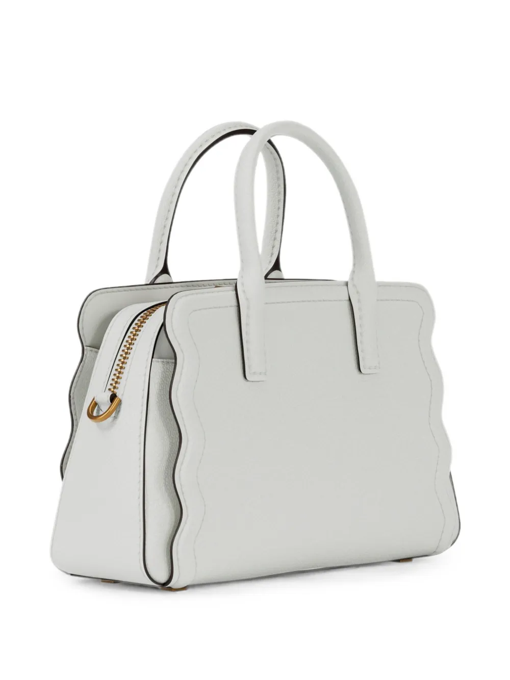 Michael Kors Extra kleine Laila leren shopper Wit