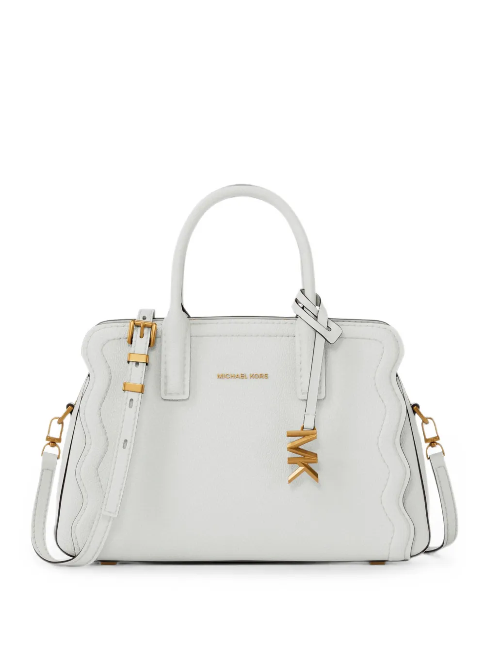 Michael Kors extra-small Laila leather tote bag - Weiß