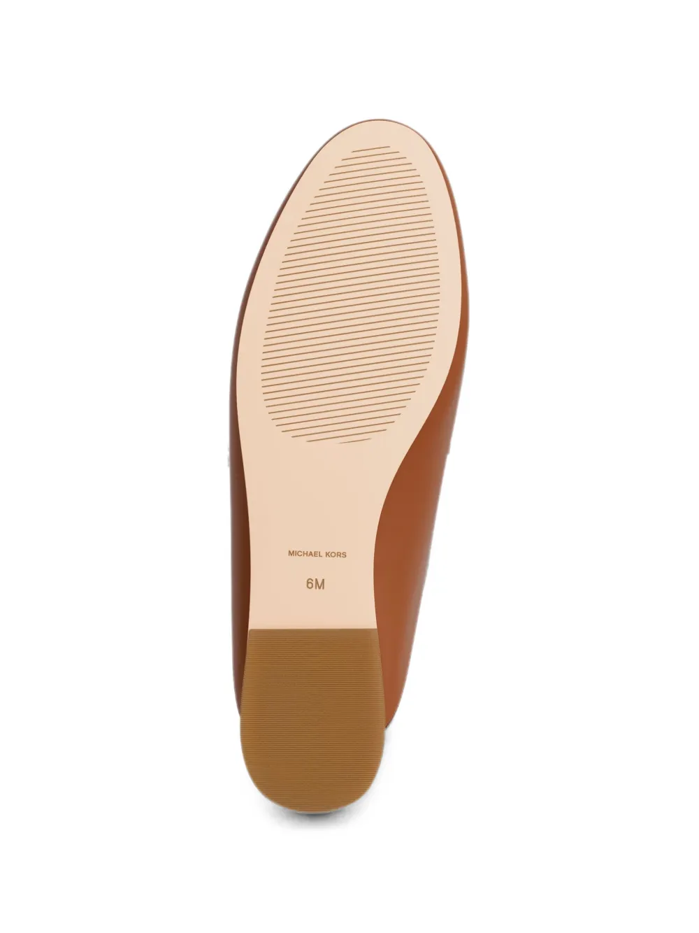 Michael Kors Mckenzie logo-plaque leather mules Bruin
