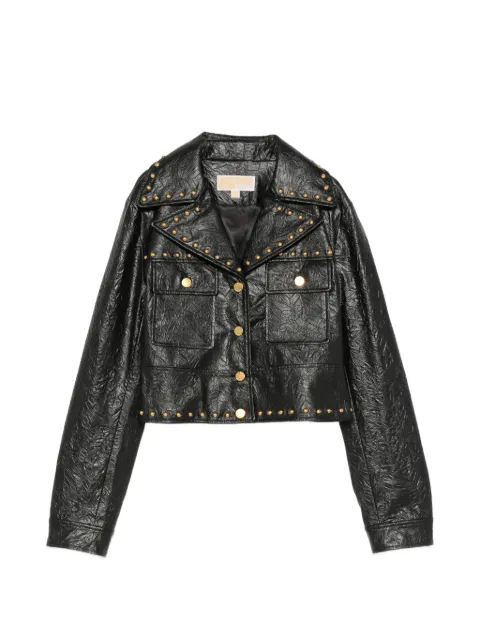 Michael Kors studded crinkled jacket