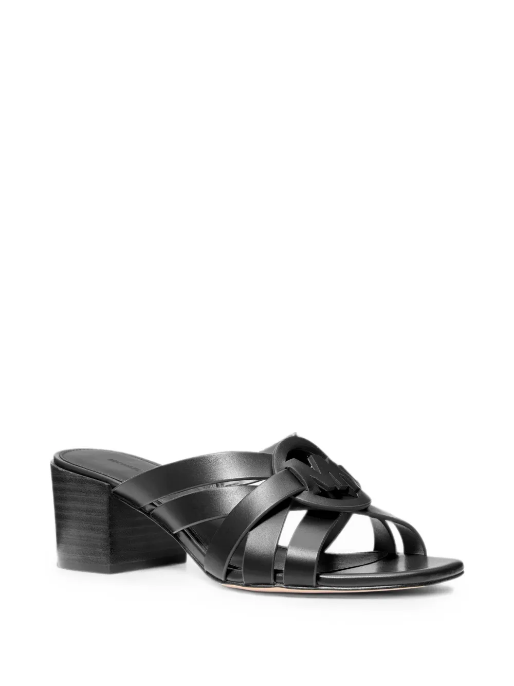 Michael Kors Erika logo-plaque sandals Zwart