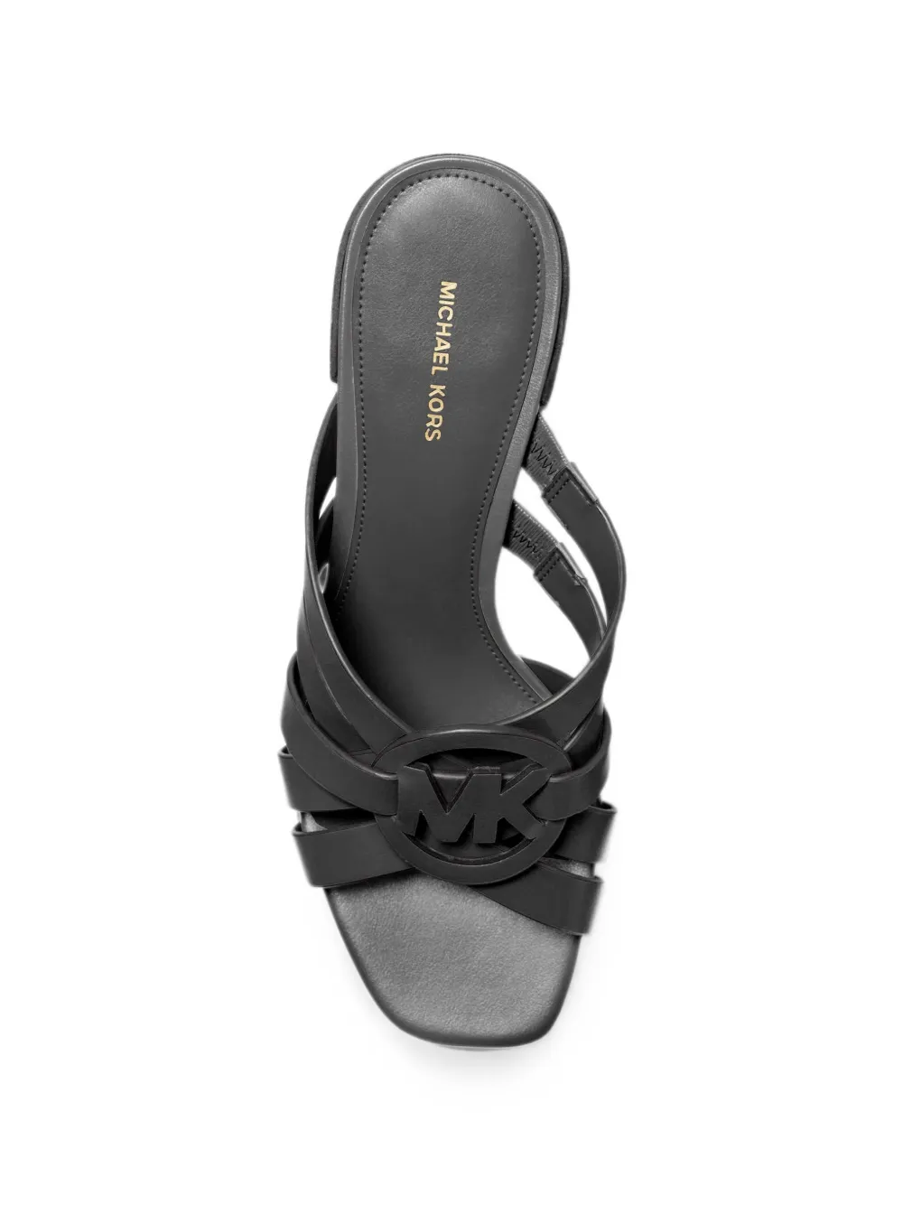 Michael Kors Erika logo-plaque sandals Zwart