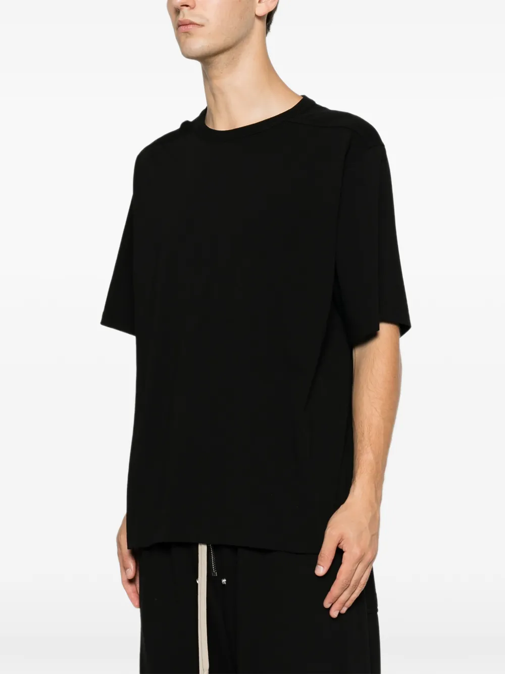 Rick Owens T-shirt met ronde hals Zwart