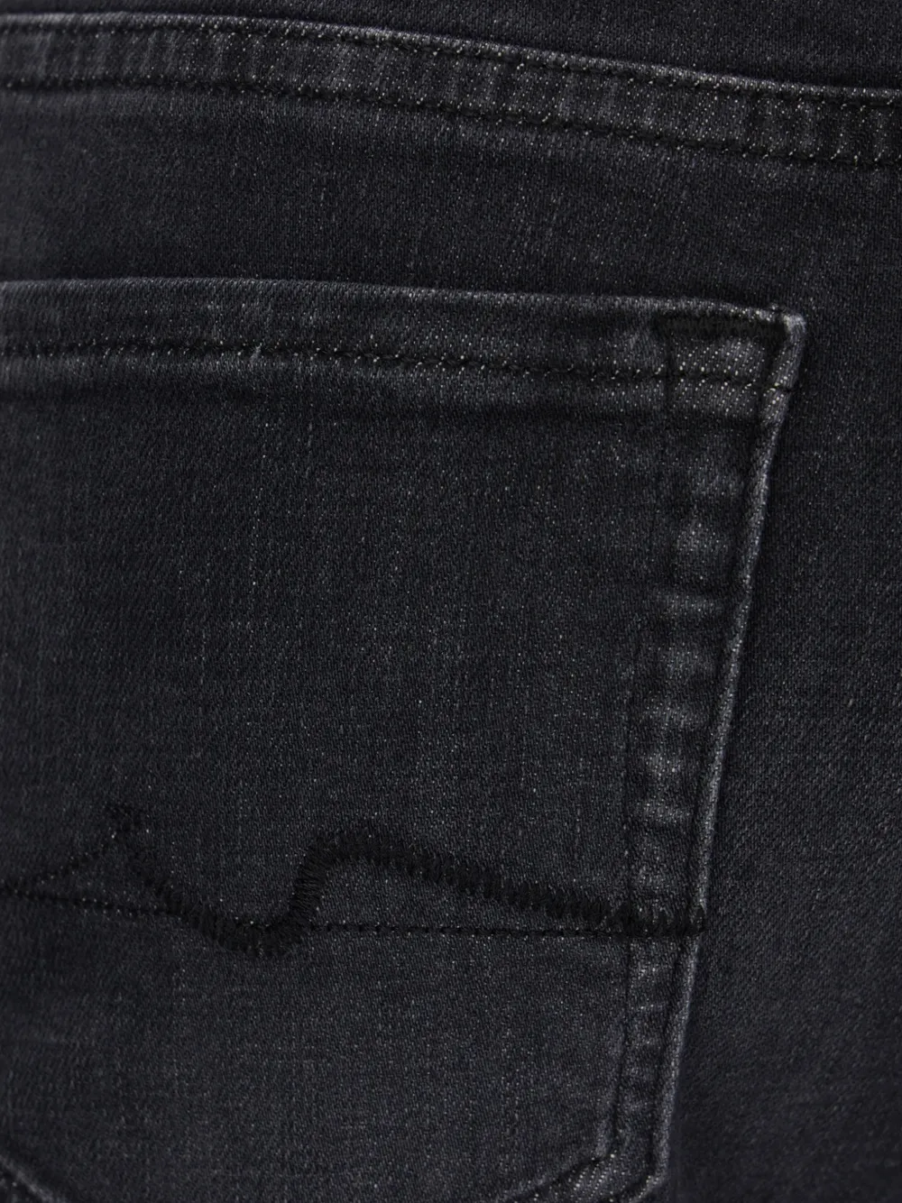 7 For All Mankind Straight jeans met vervaagd effect Zwart
