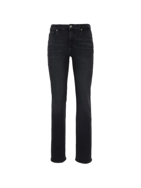 7 For All Mankind Ausgeblichene Straight-Leg-Jeans