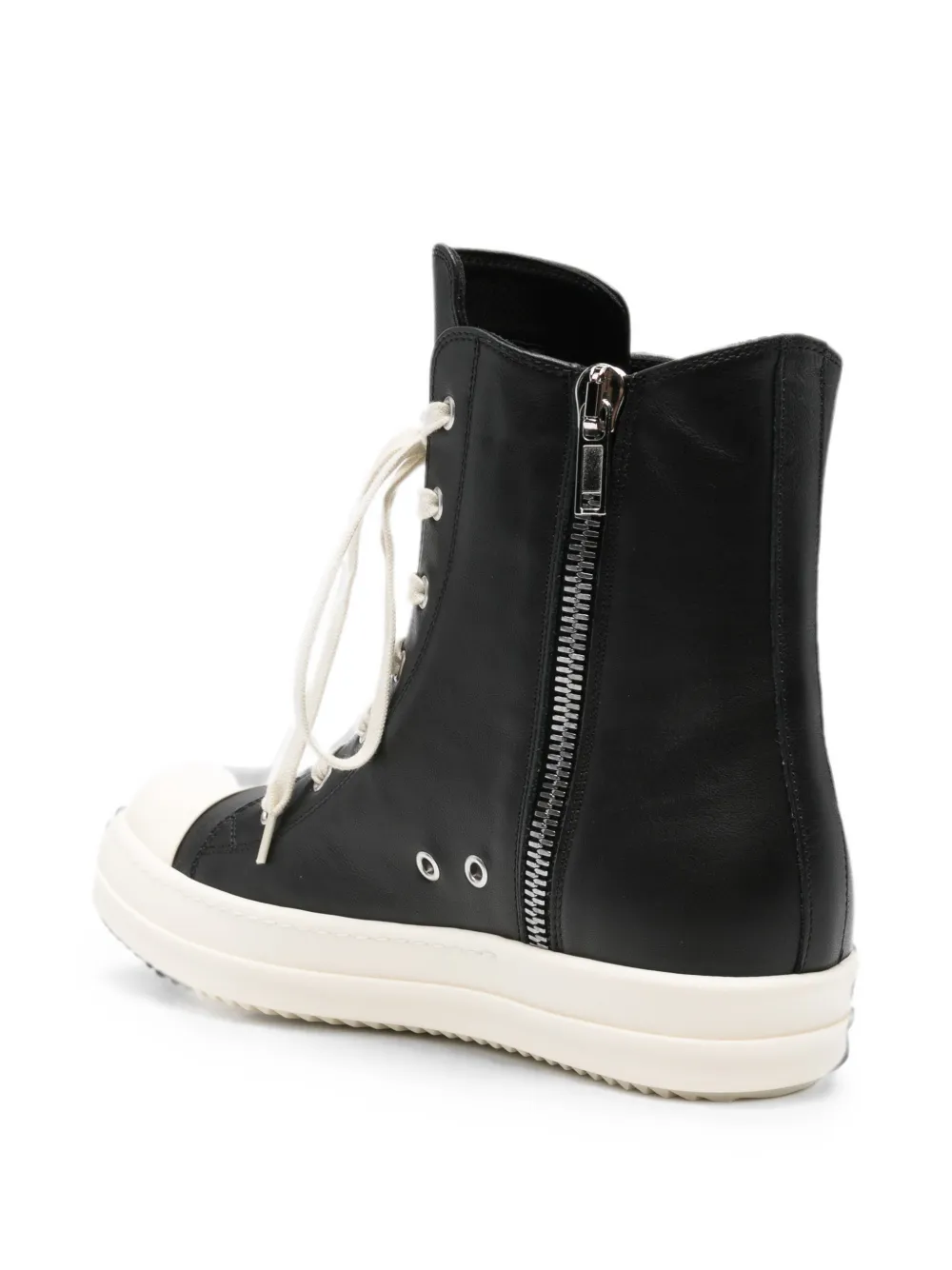 Rick Owens high-top sneakers Zwart