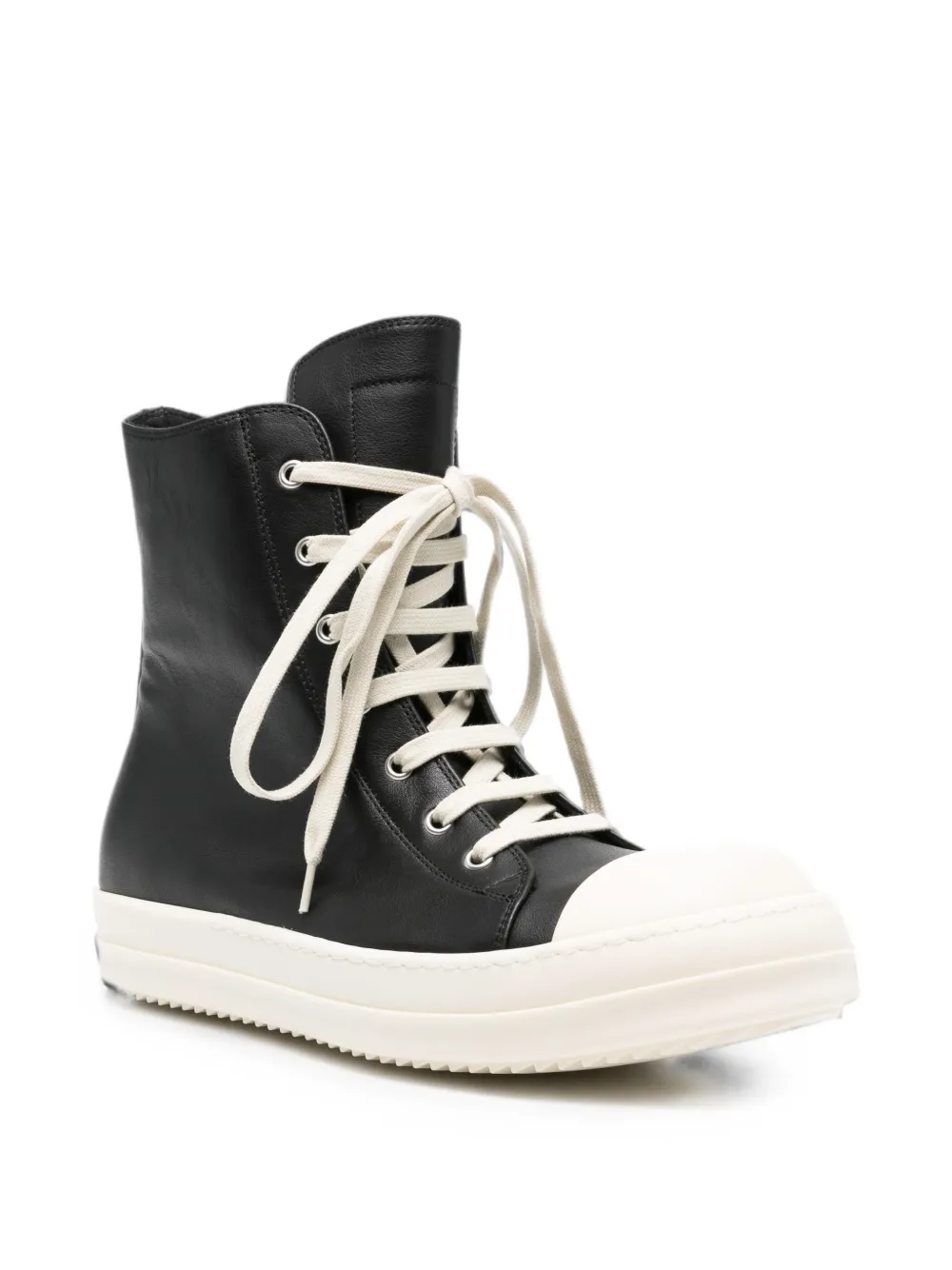 Rick Owens high-top sneakers Zwart