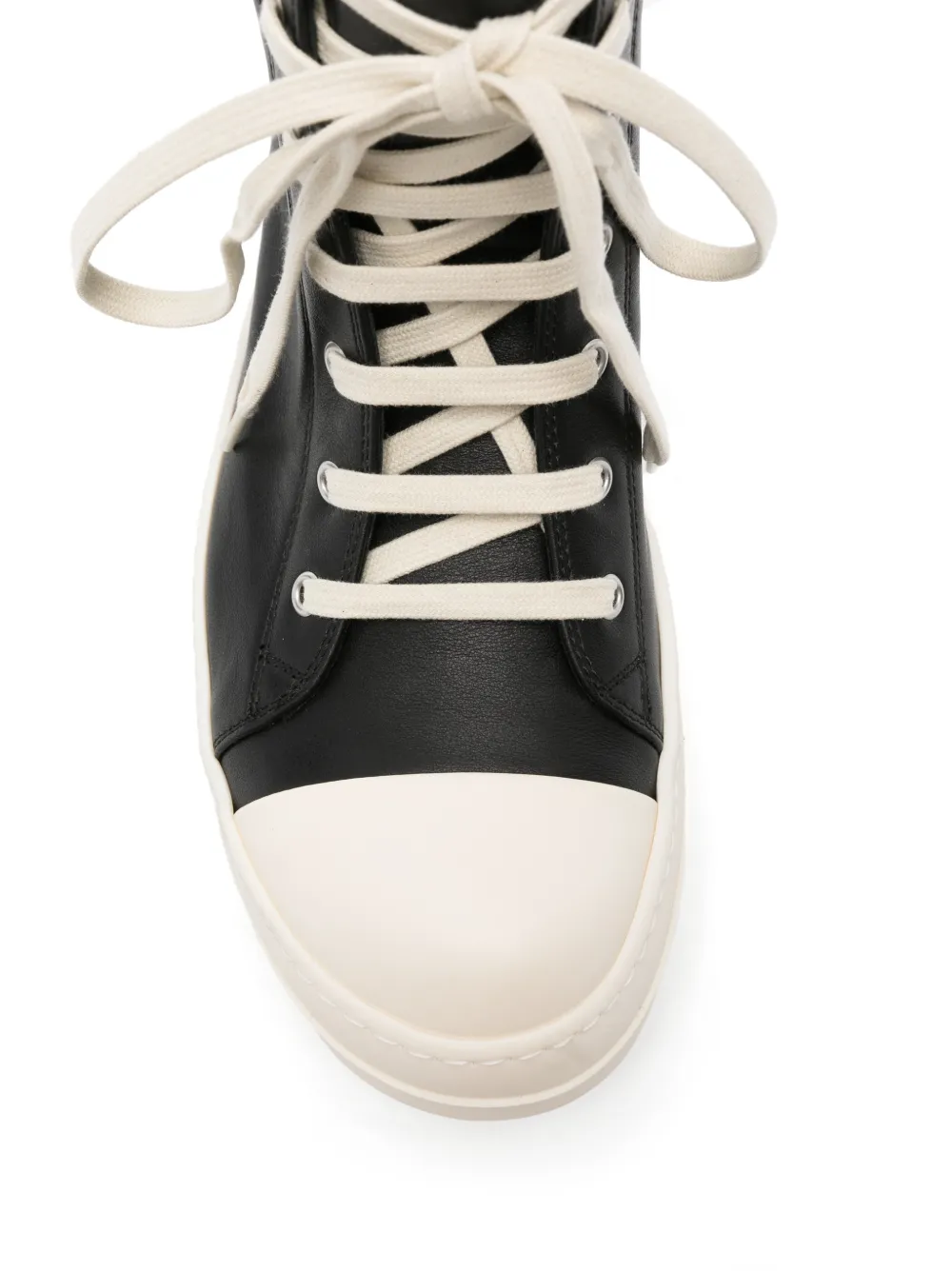 Rick Owens high-top sneakers Zwart