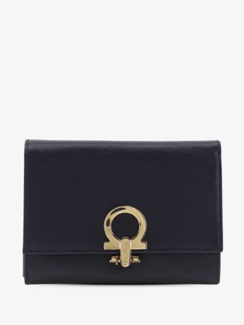 Ferragamo Pre-Owned 2010-2026 Leather Gancini Trifold Wallet small wallets