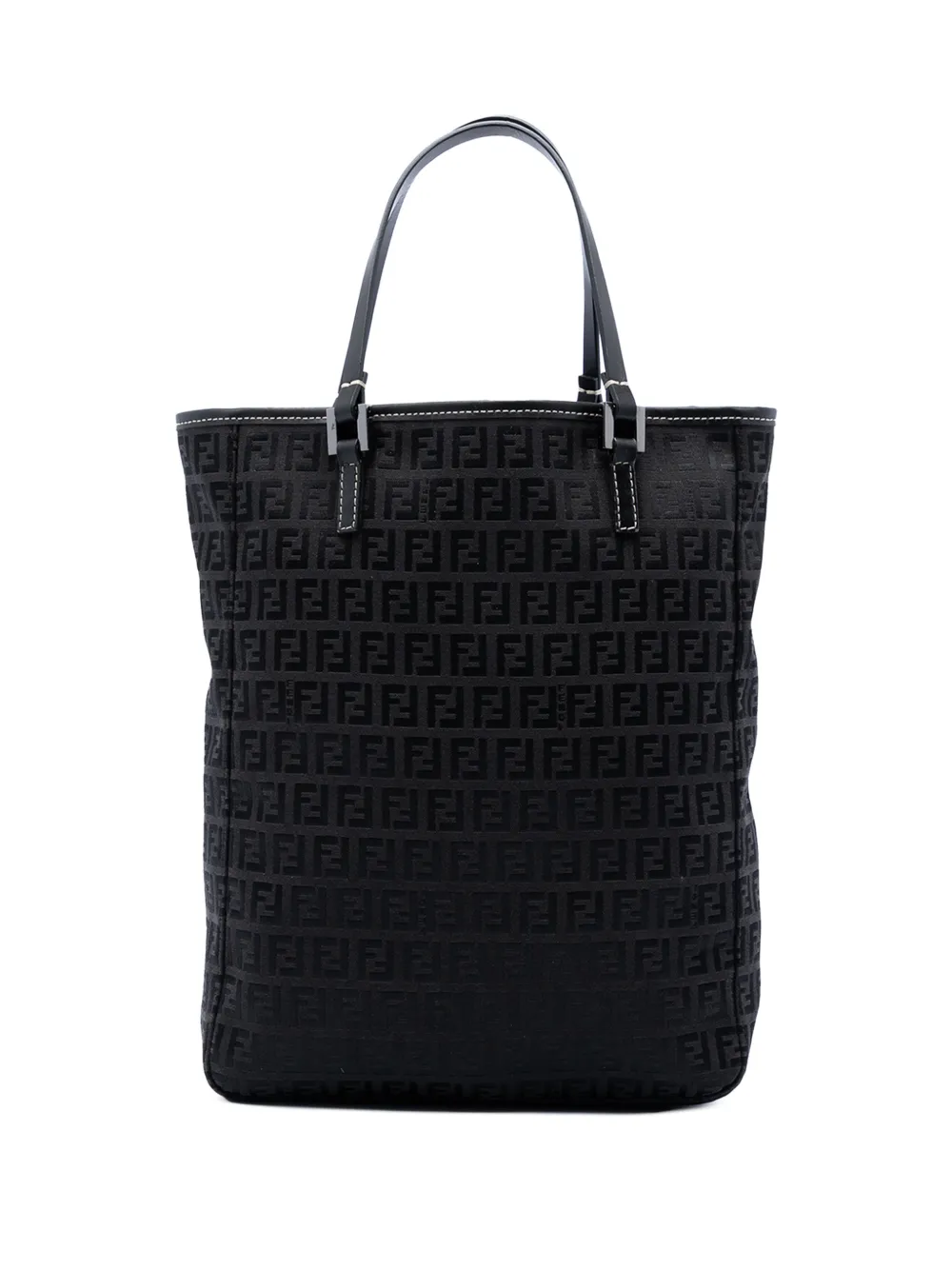 Fendi Pre-Owned Borsa tote in tela con motivo Zucchino 2000-2010 - Nero