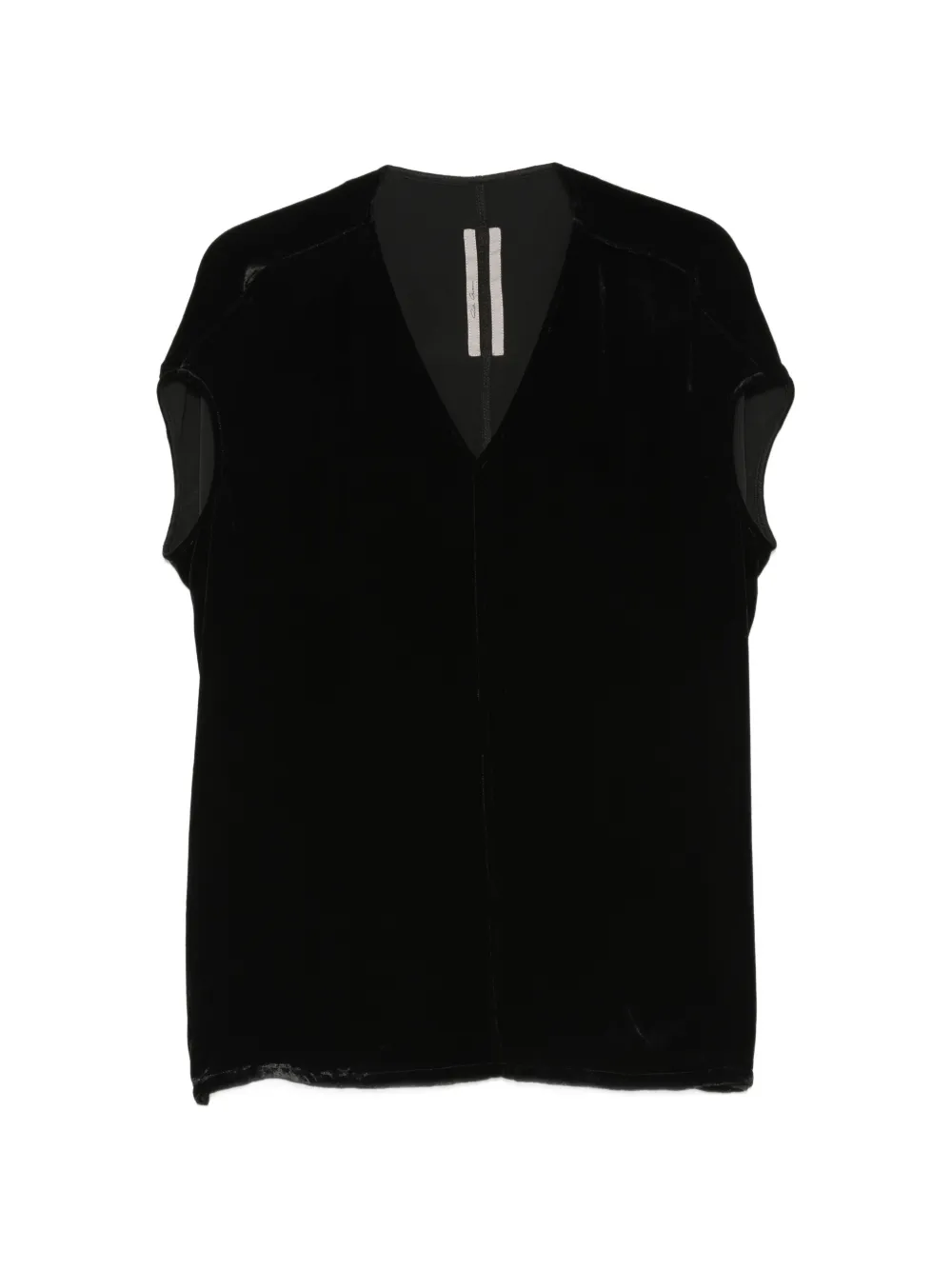 Rick Owens V-neck blouse - Nero